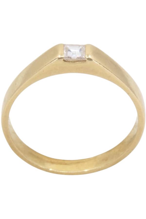 SOLITAIRE DIAMANT PRINCESSE, photo 2 sur 3