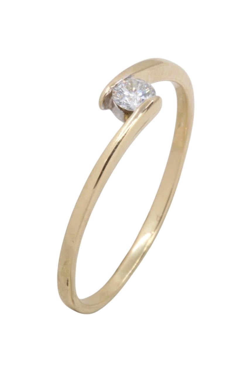 Solitaire Diamant 0.10 Carat - photo 3