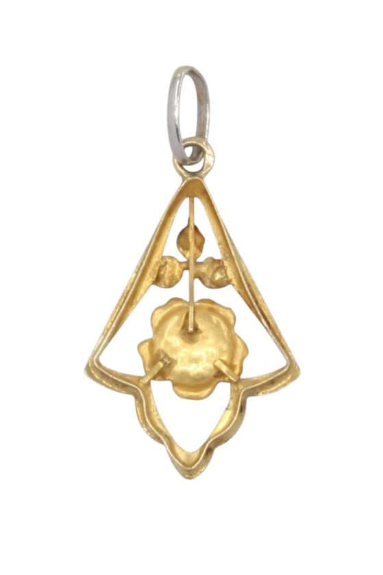 Pendentif Fleur Ancien 2 Ors - photo 3