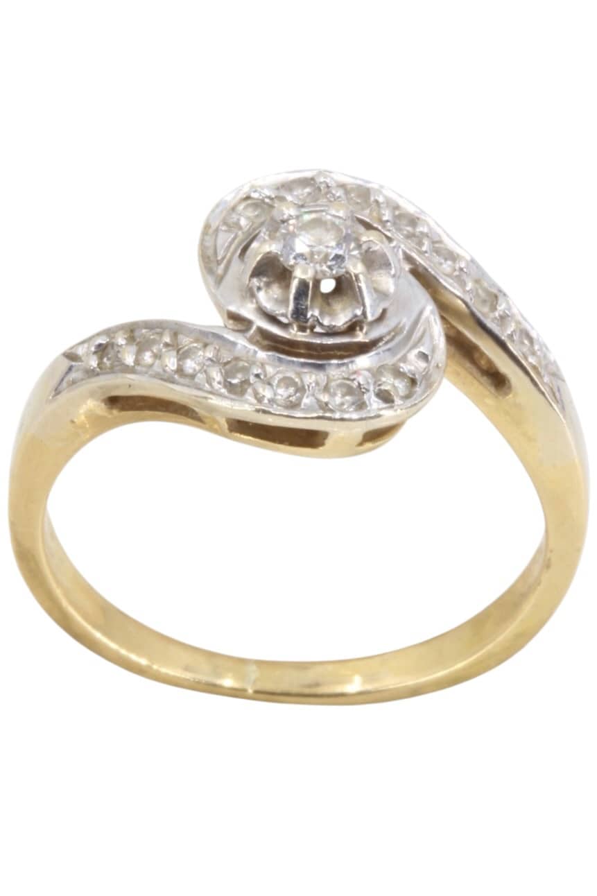 BAGUE TOURBILLON DIAMANTS, photo 2 sur 3