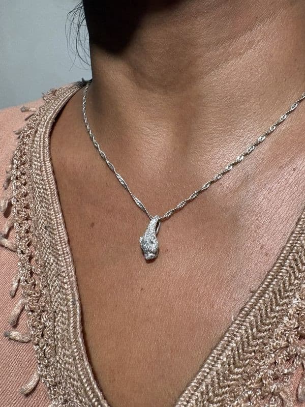 Pendentif Panthère Diamants - photo 2