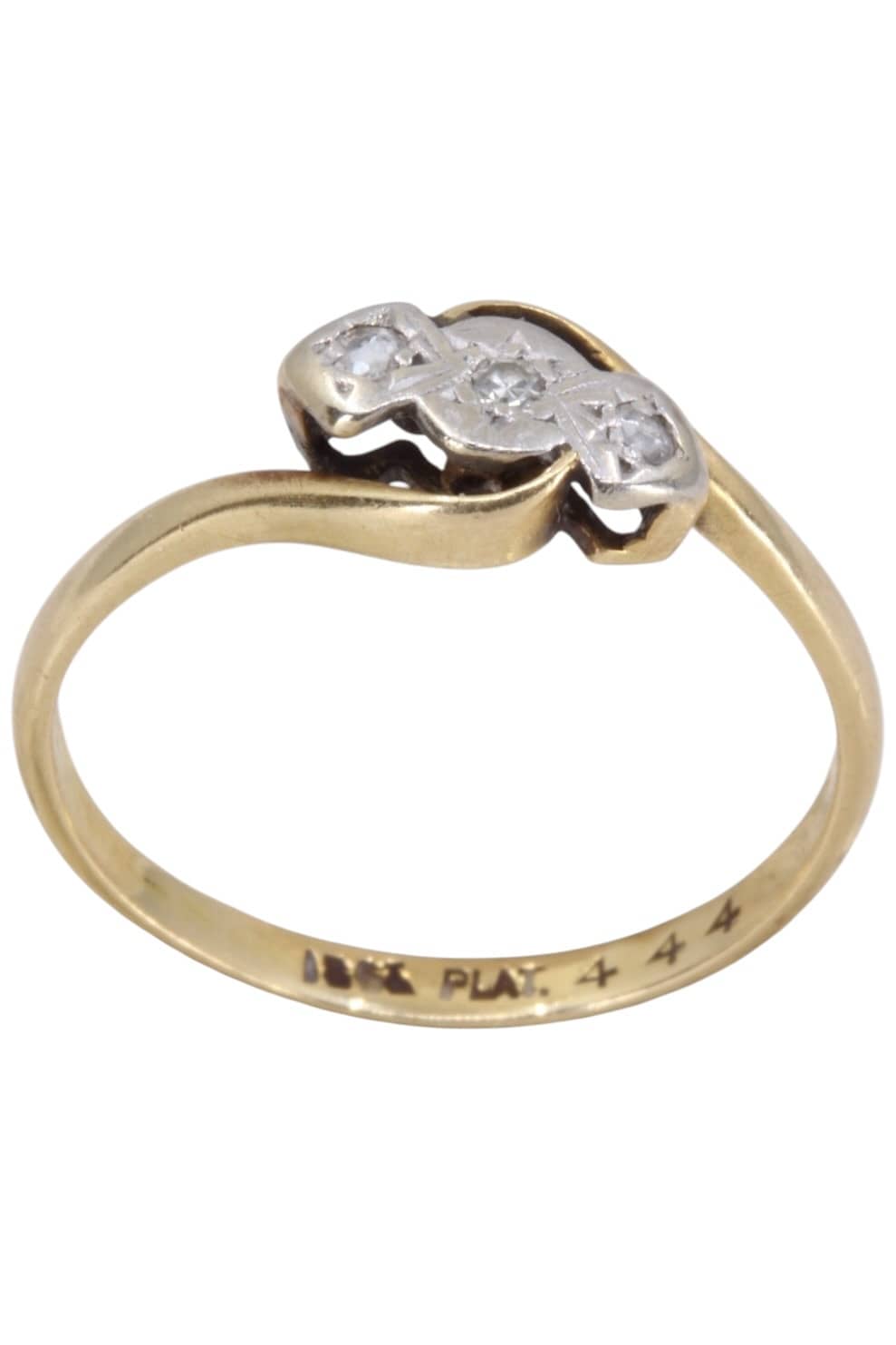BAGUE DIAMANTS NAPOLÉON III, photo 2 sur 3