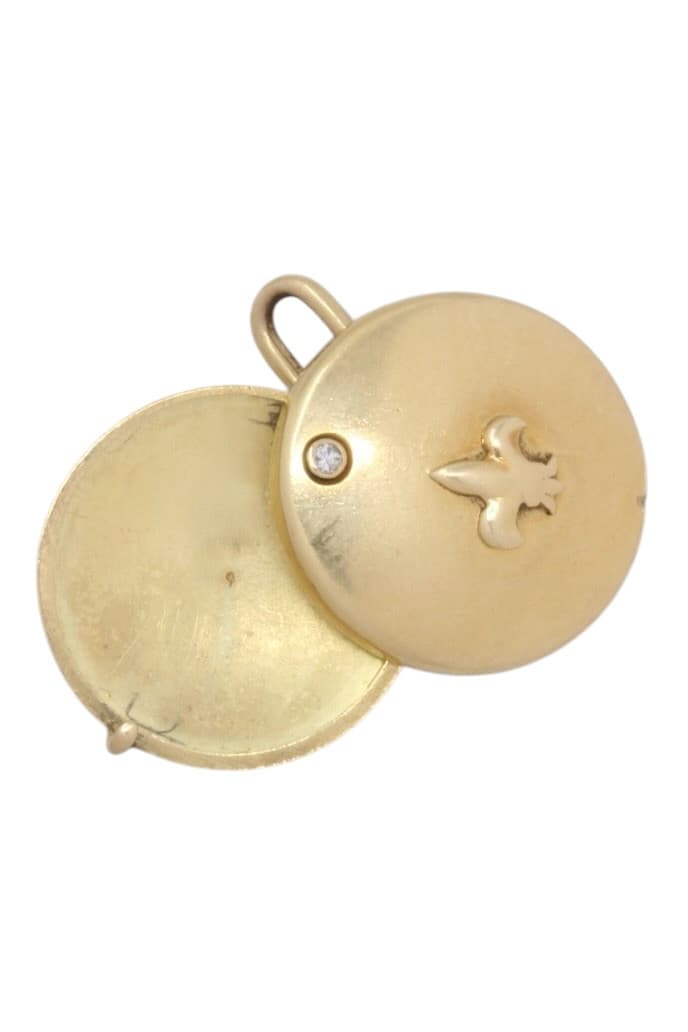 Pendentif Porte Photo Ancien - photo 4