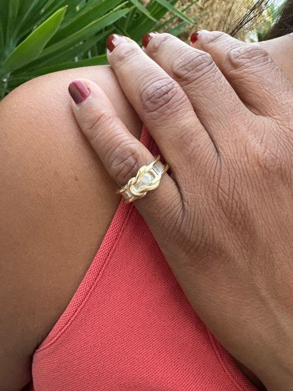 Bague Moderne Noeud - photo 2