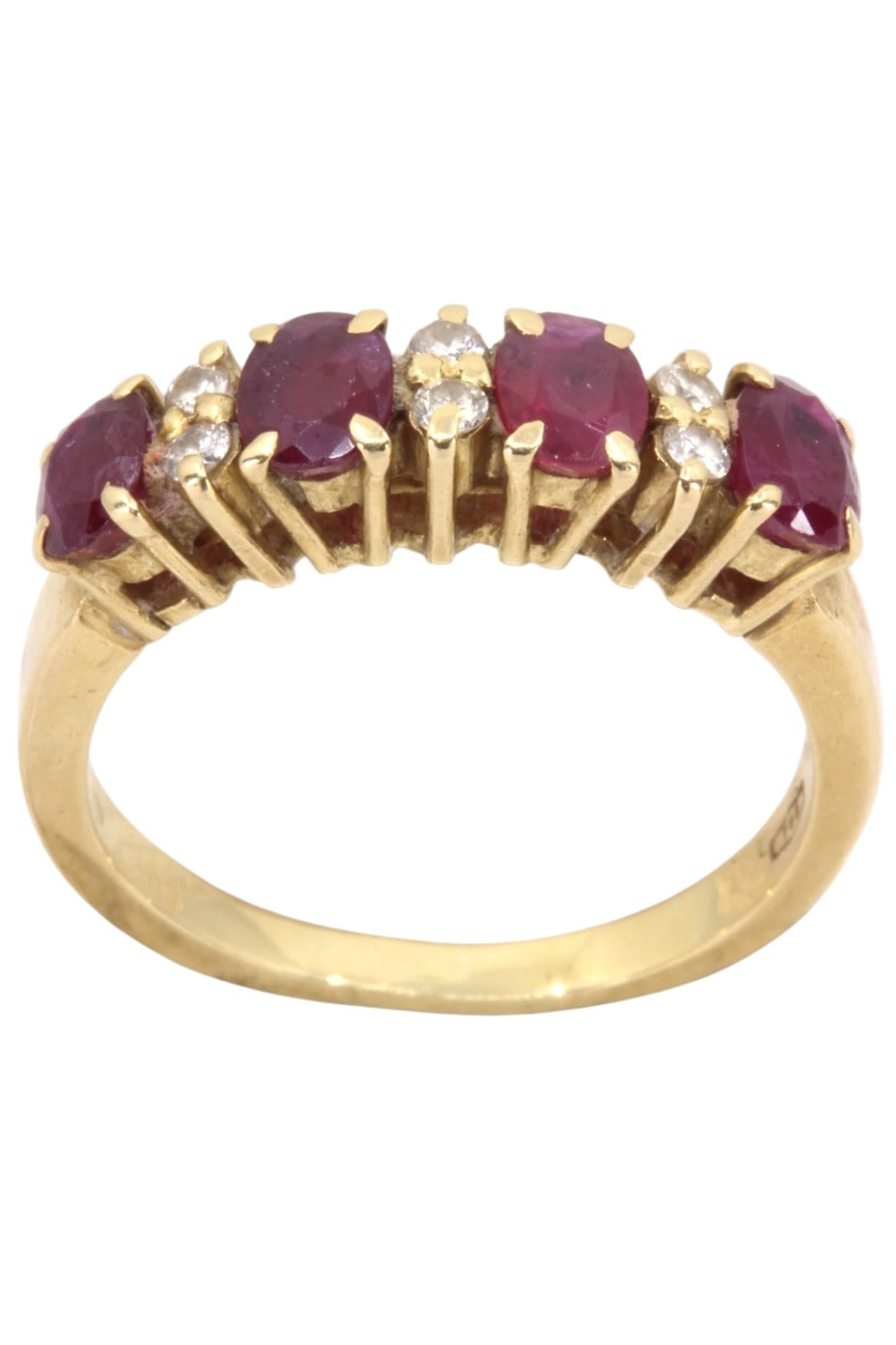 Bgaue Jarretiere Rubis et Diamants