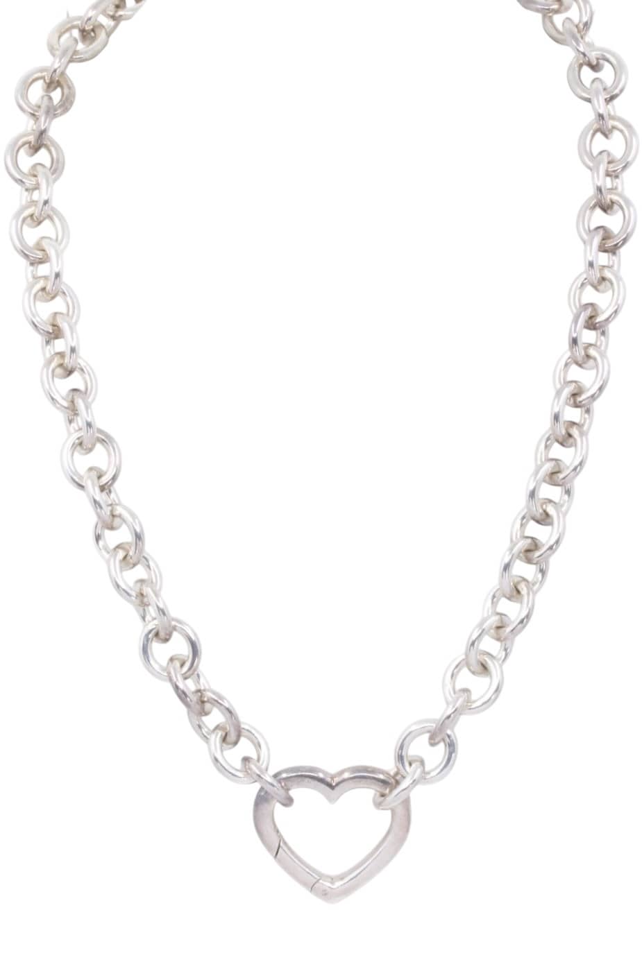 COLLIER TIFFANY'S COEUR ARGENT, photo 2 sur 3