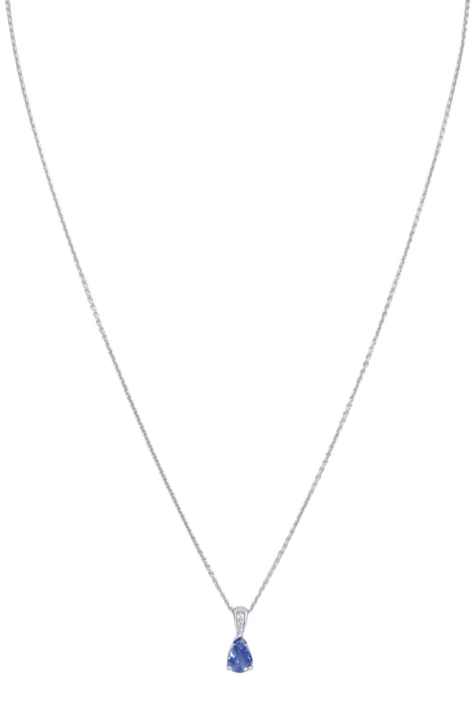 Collier Saphir de Ceylan et Diamants