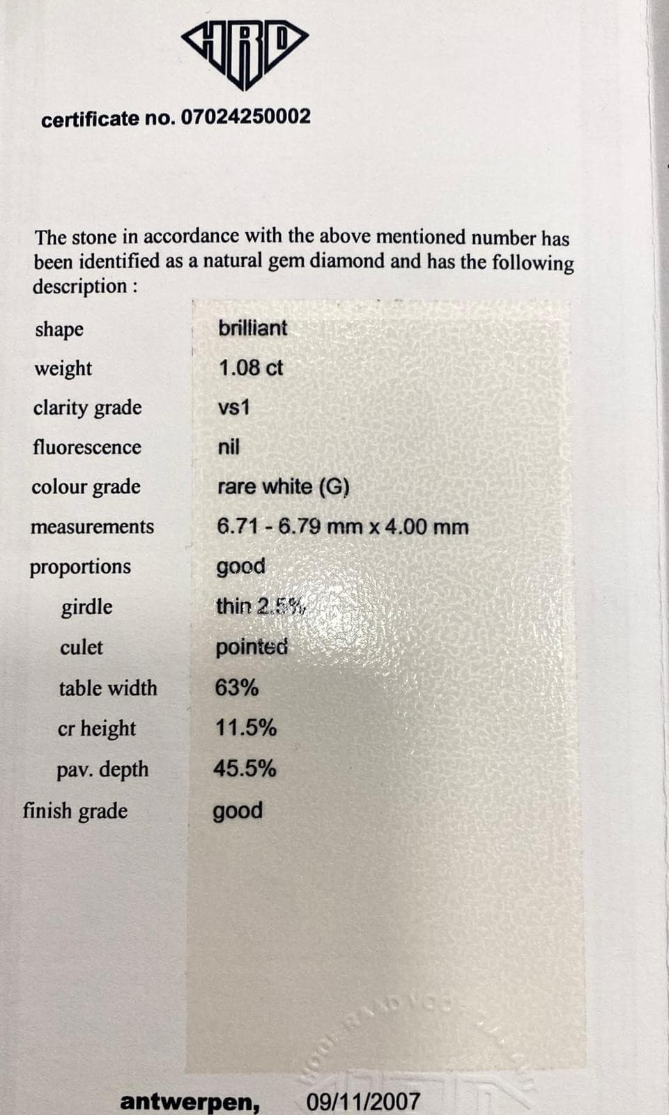 Clous Diamants 1.10 Carat - photo 5