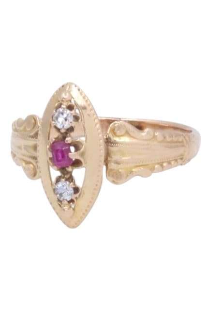 Bague Marquise Napoleon Iii - photo 5