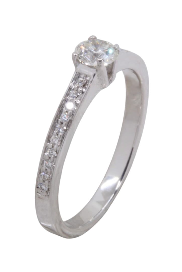 Bague Style Solitaire Diamants - photo 3