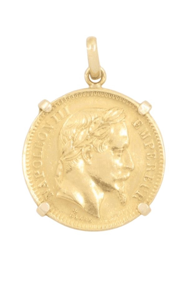 Pendentif Pièce 20 Francs Napoléon Iii