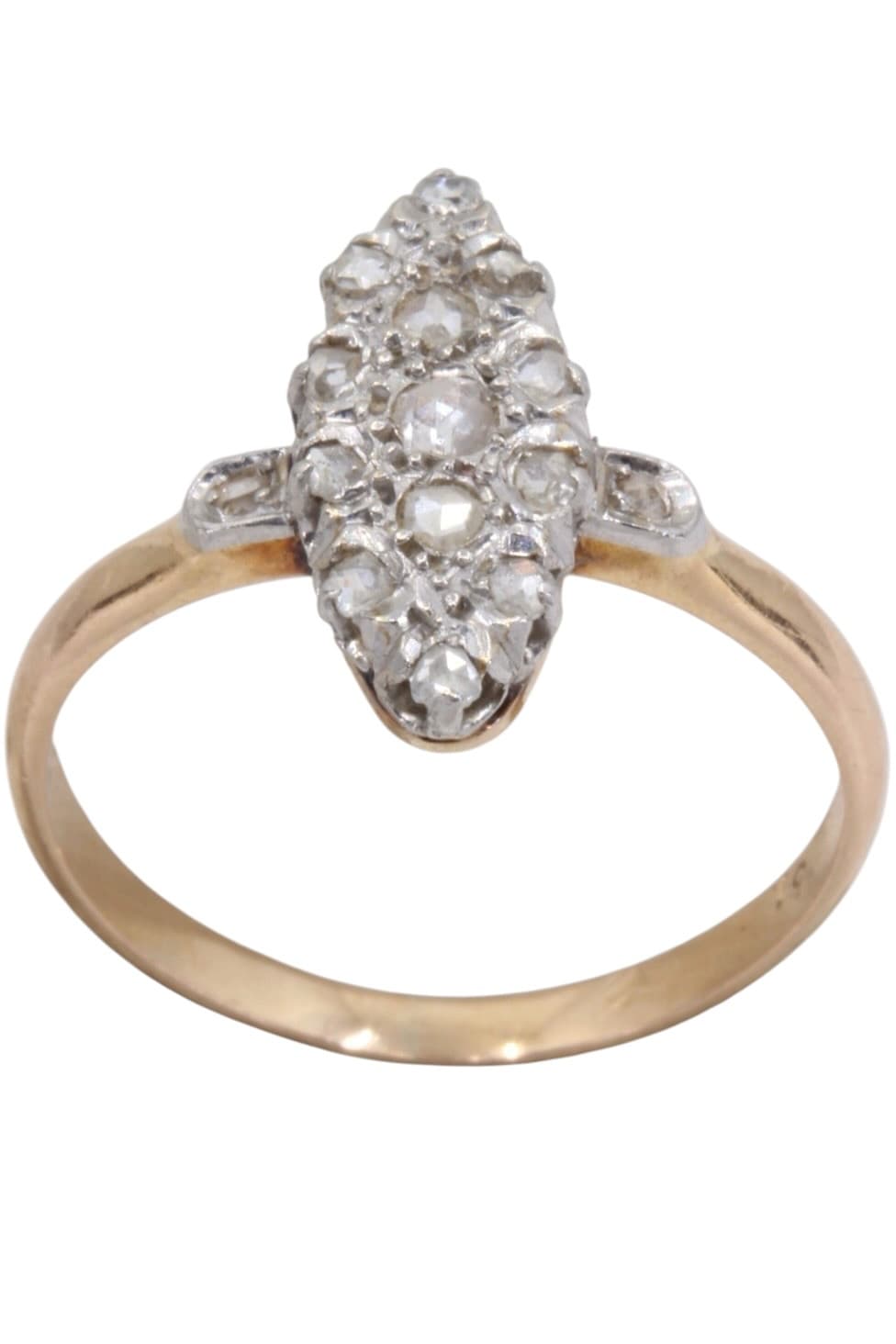 Bague Marquise Ancienne Diamants