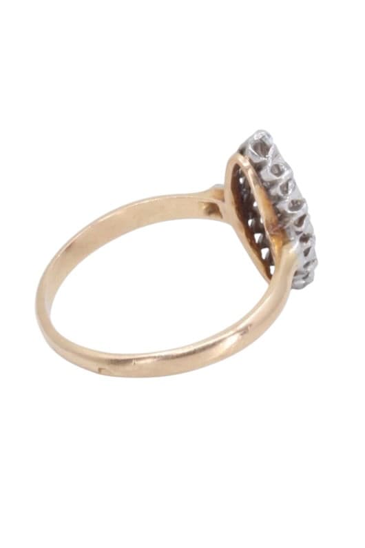 Bague Marquise Ancienne Diamants - photo 6