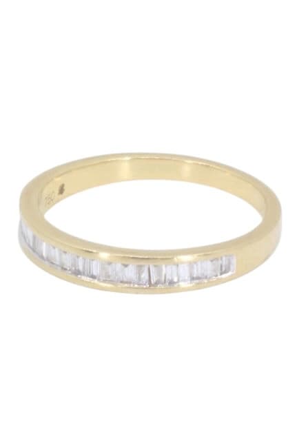Demi-Alliance Diamants Baguette - photo 5