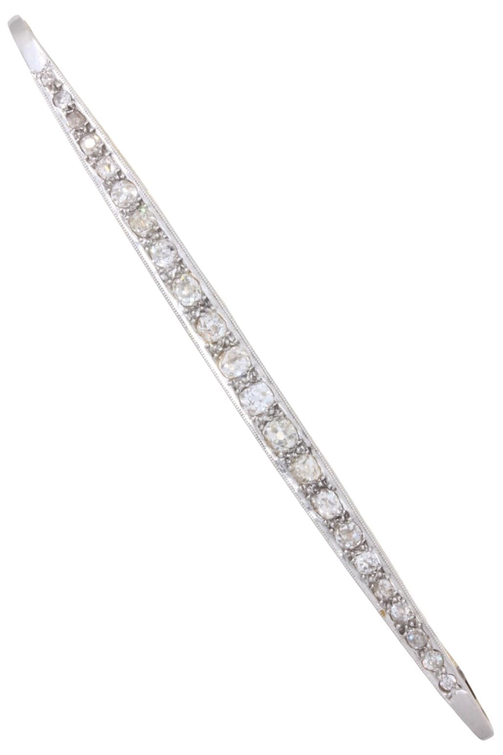 Broche Barrette Diamants