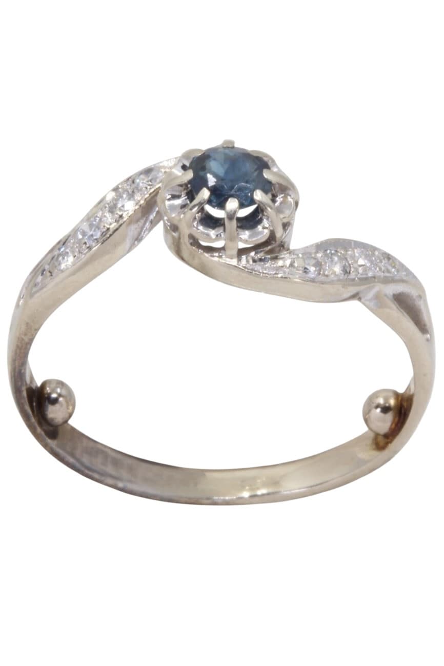 Bague Saphirs et Diamants