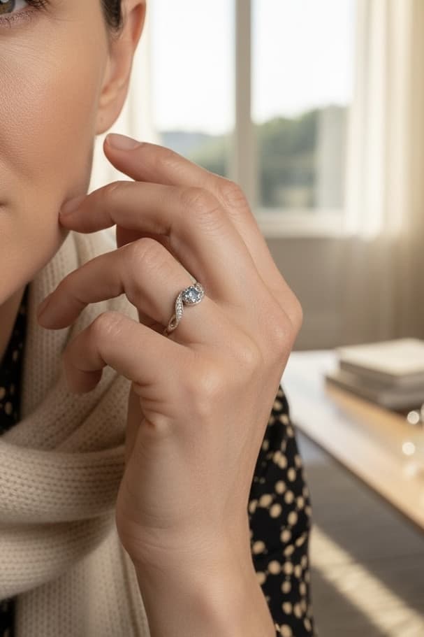 Bague Saphirs et Diamants - photo 2