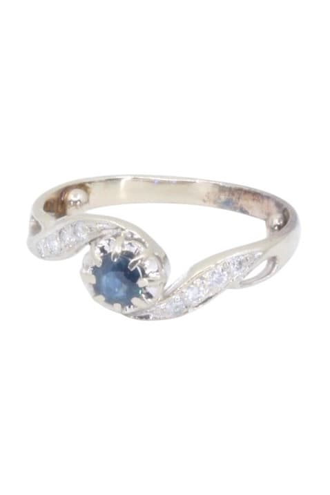 Bague Saphirs et Diamants - photo 3