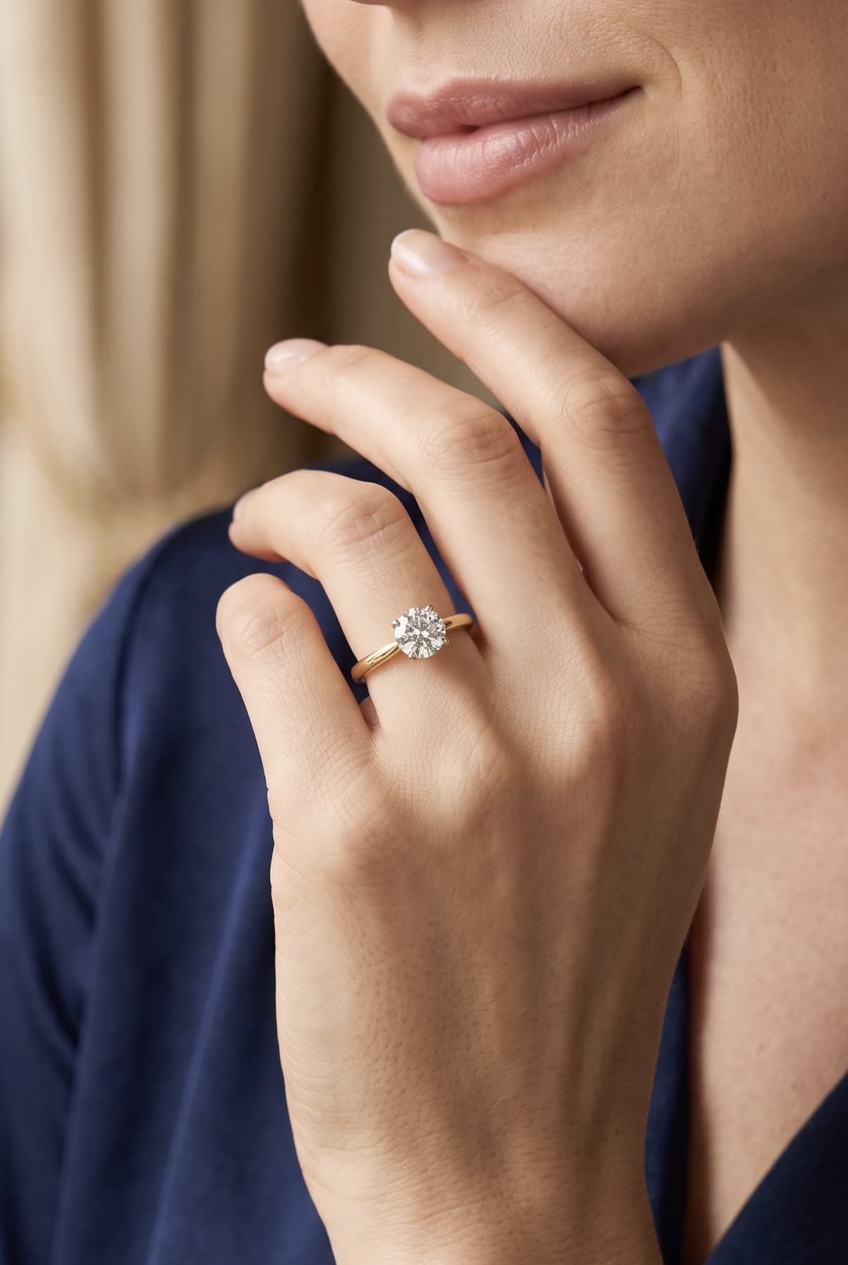 Solitaire Diamant 0.78 Ct - photo 2