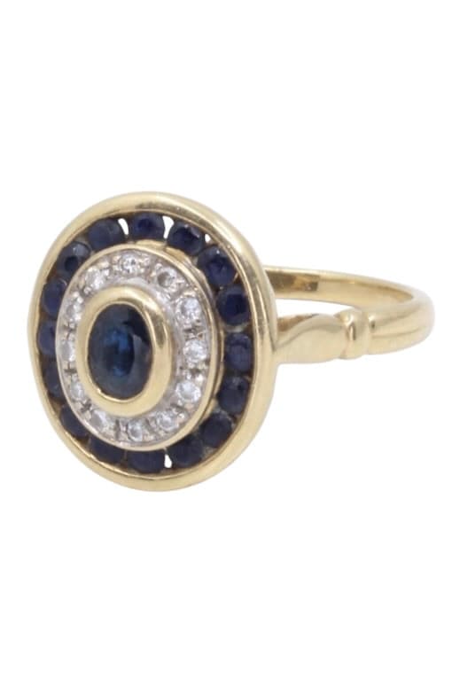 Bague Moderne Saphirs et Diamants - photo 5