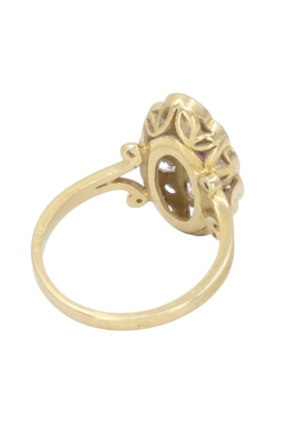 Bague Marquise Rubis et Diamants - photo 6
