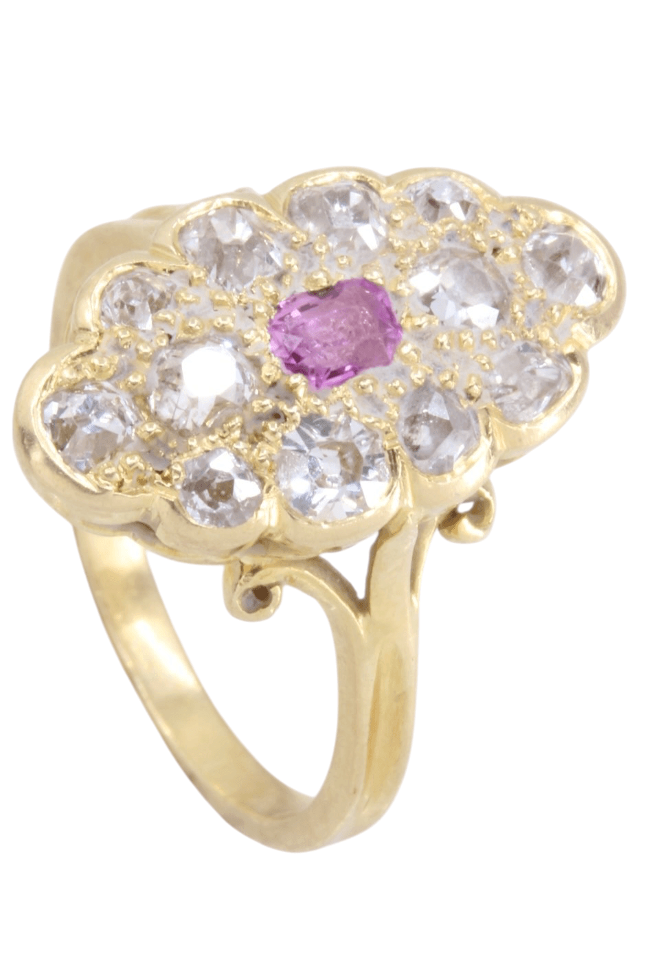 Bague Marquise Rubis et Diamants - photo 4