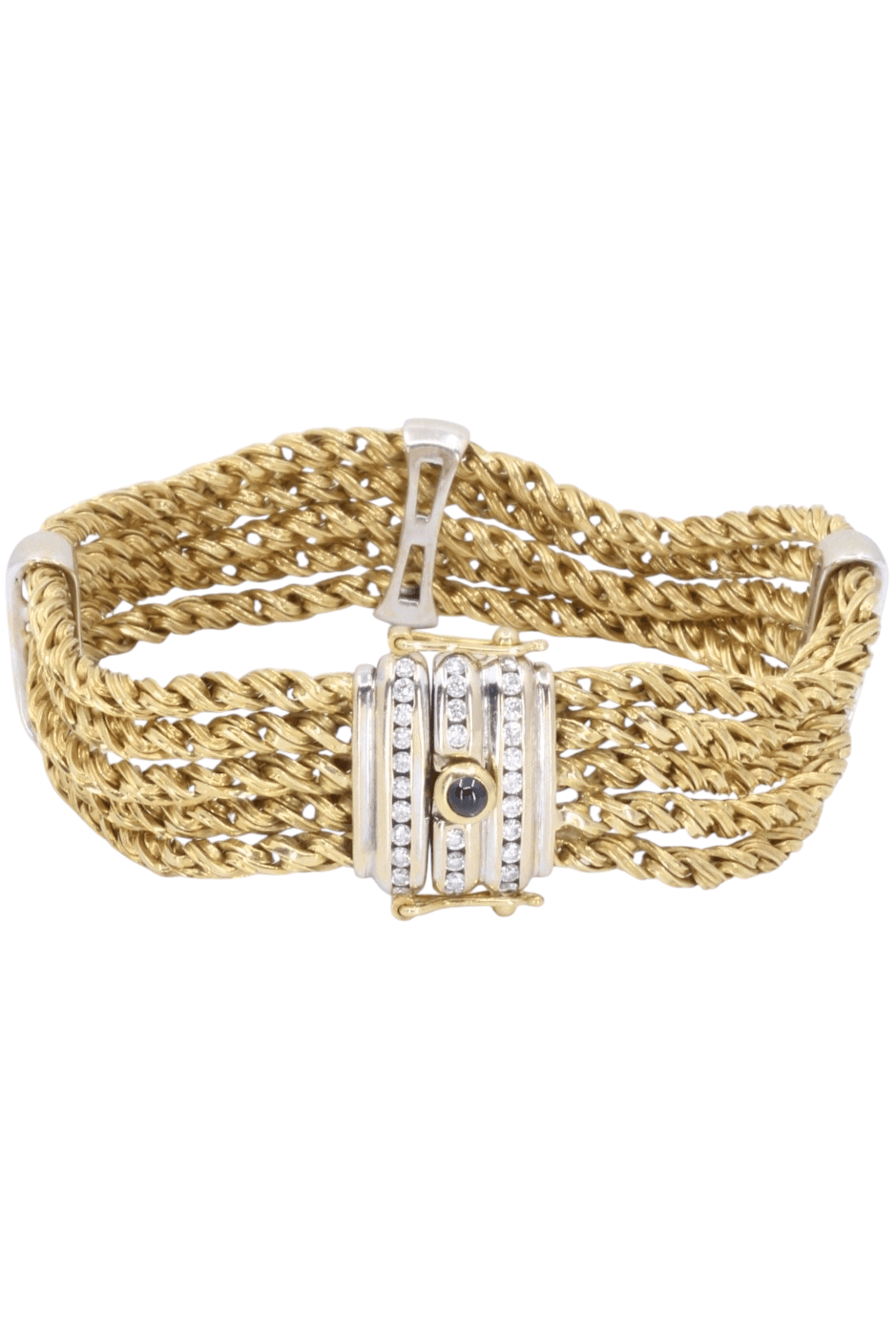 BRACELET 5 RANGS 2ORS, photo 2 sur 3