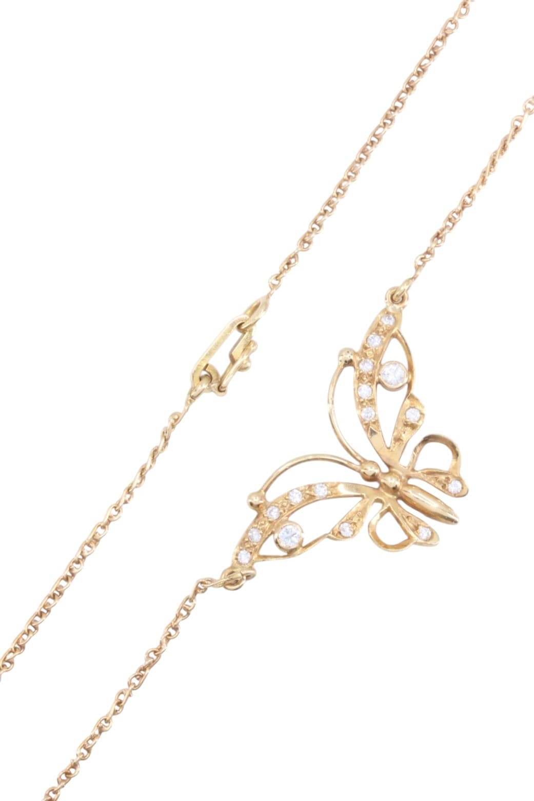 Collier Centre Papillon Diamants - photo 3